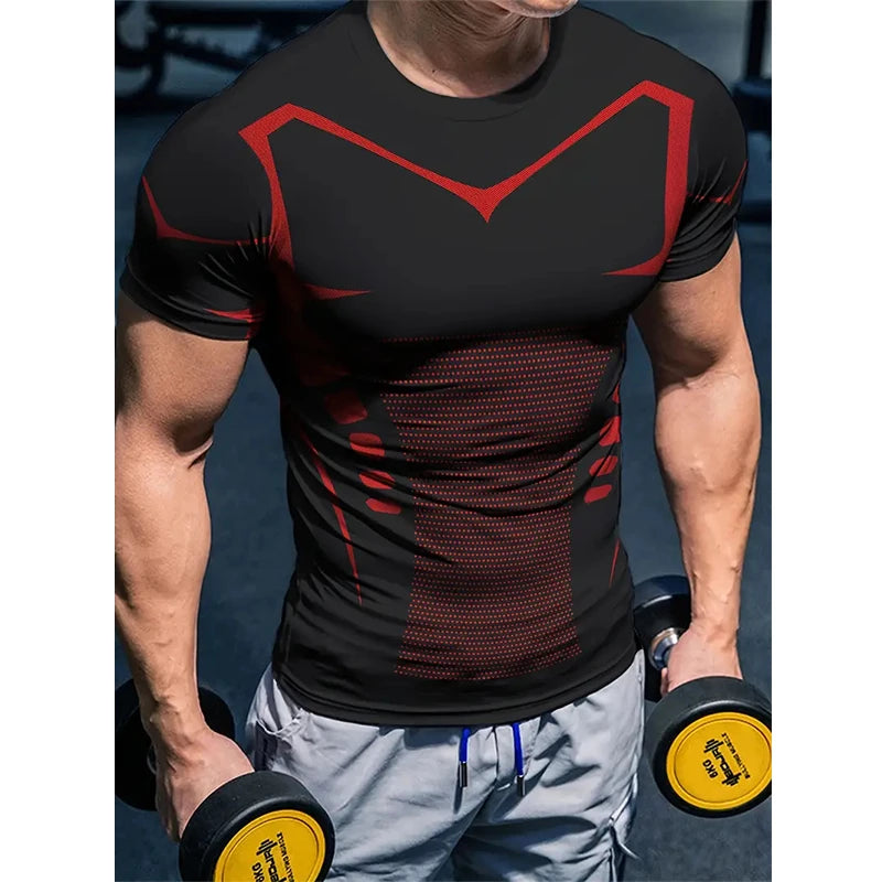 Compression T Shirt New Men Summer/Winter Sportswear Running T-shirt Elastic